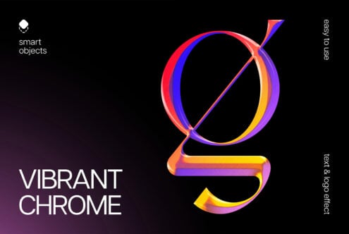 Colorful gradient number 3 with red, blue, yellow, purple strokes on black