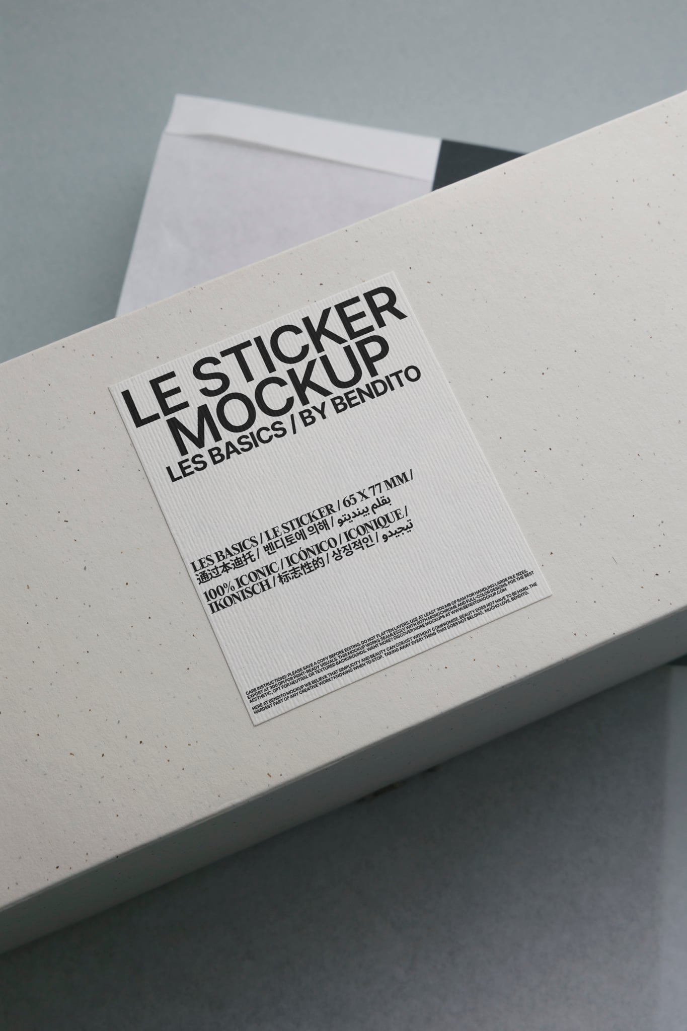 Le Sticker LB25W24 Mockup, Packaging Mockup | Supply.Family