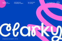 Clarky font by Any-Type® Foundry