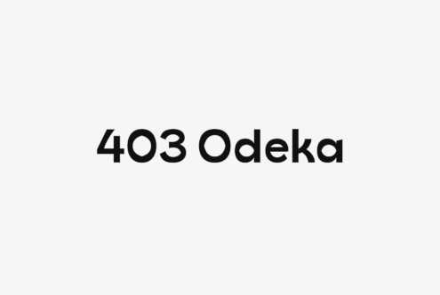 403 Odeka error page on light background