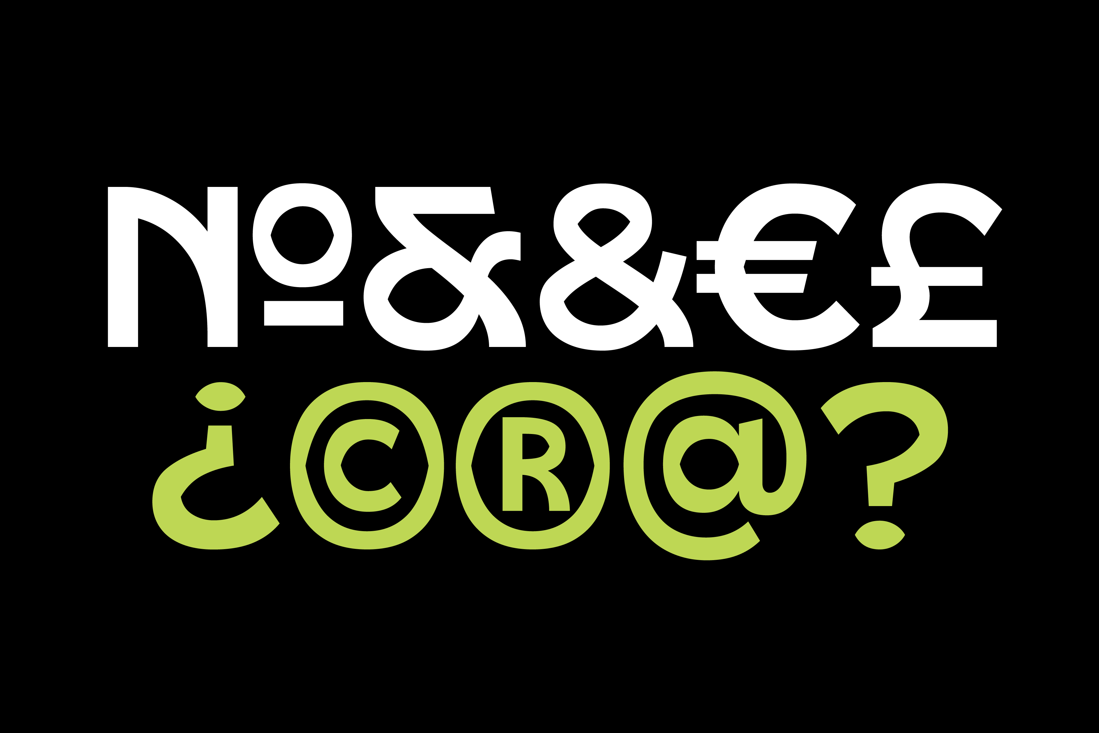 Neon text asking who needs copyright registration with lime accents