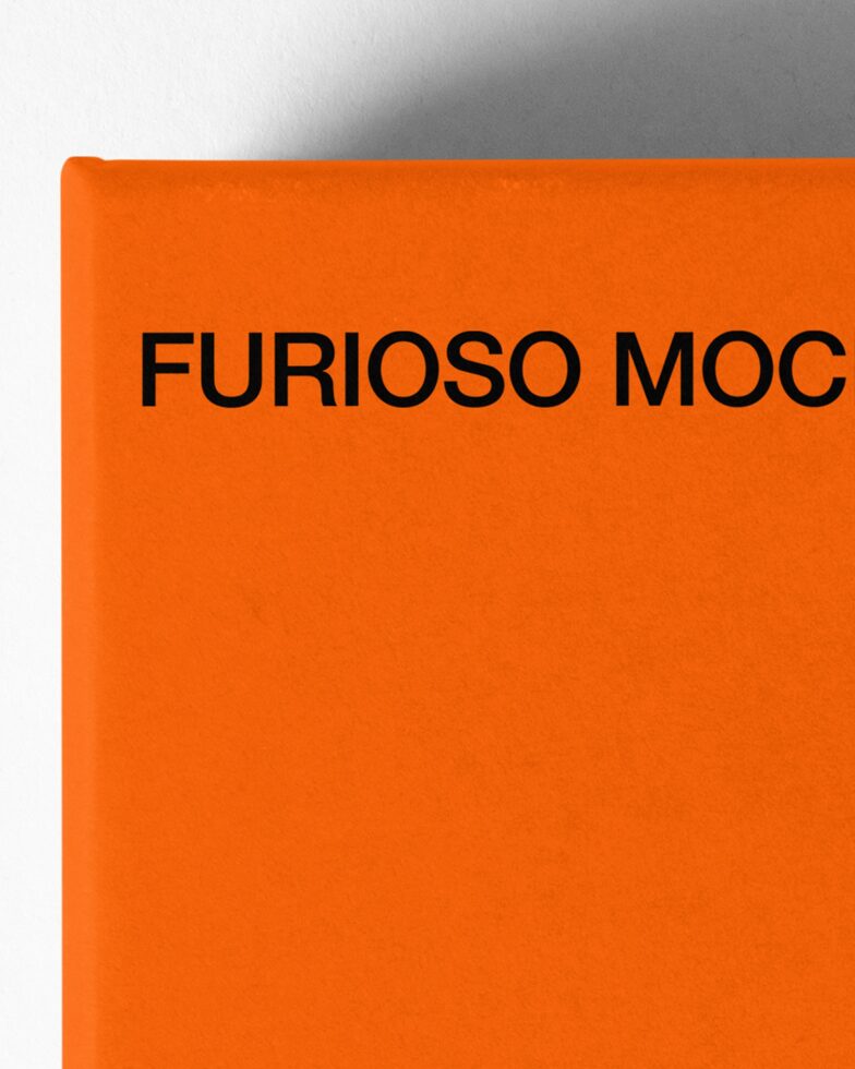 Orange cover with bold black text on minimal background