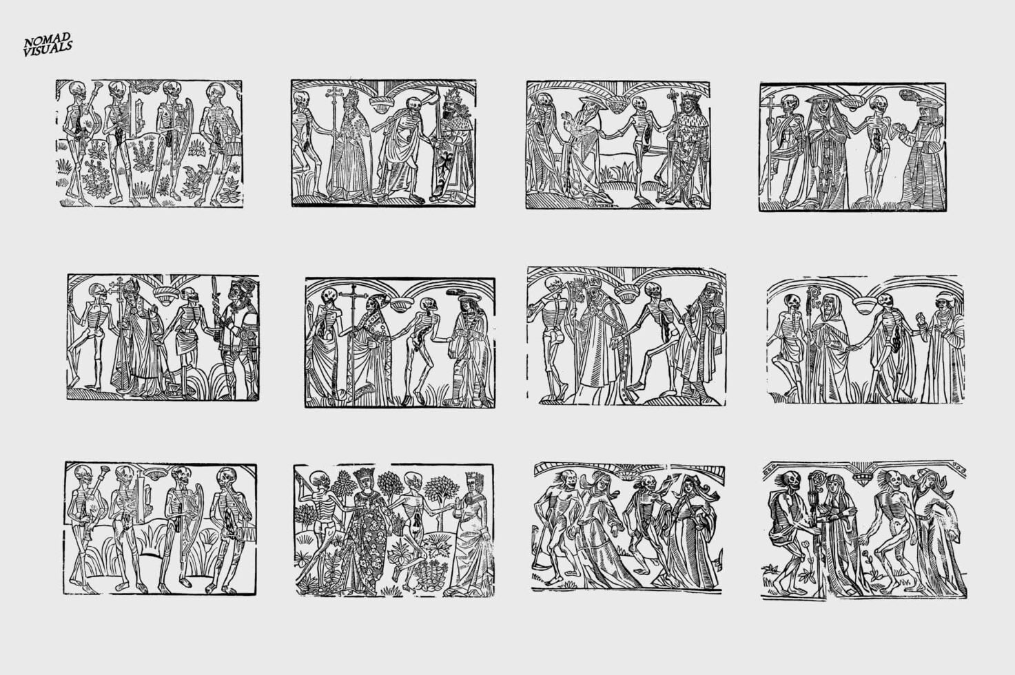 The Great Dance of Death, Illustration Graphic | Supply.Family