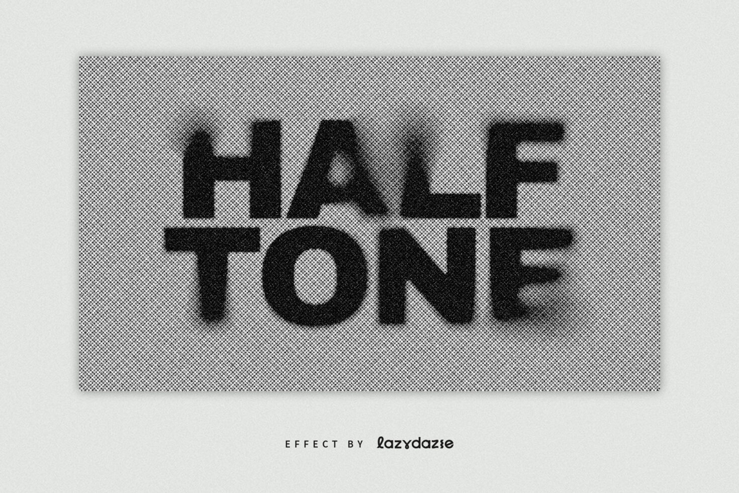 Grainy halftone texture with HATE TONE text in heavy black