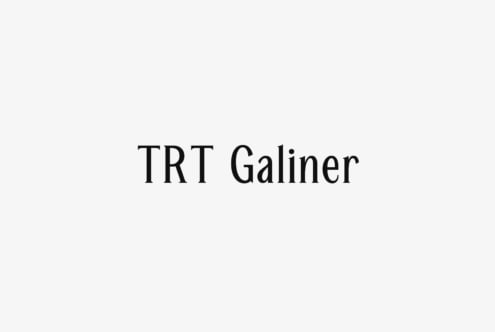 TRT Galiner serif typeface in regular weight
