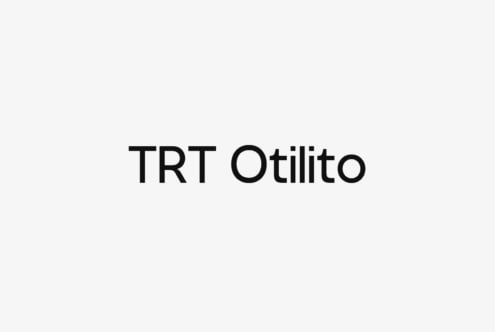 TRT Otilito serif font on light gray background