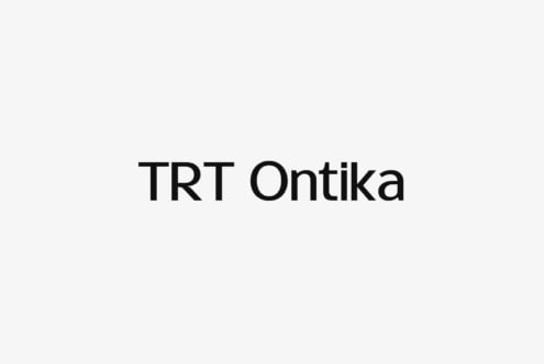 TRT Ontika serif typeface sample in black text on light background