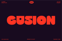 Word Gusion in bright red on dark background with 403TF logo overhead