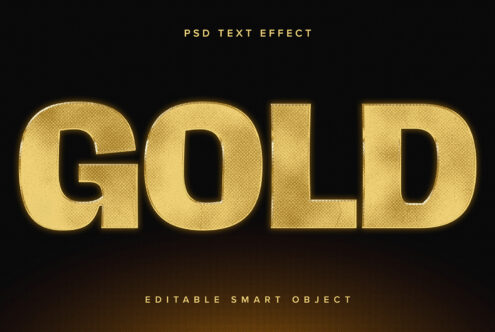 Gold textured letters spelling GOLD with heavy glow on black background