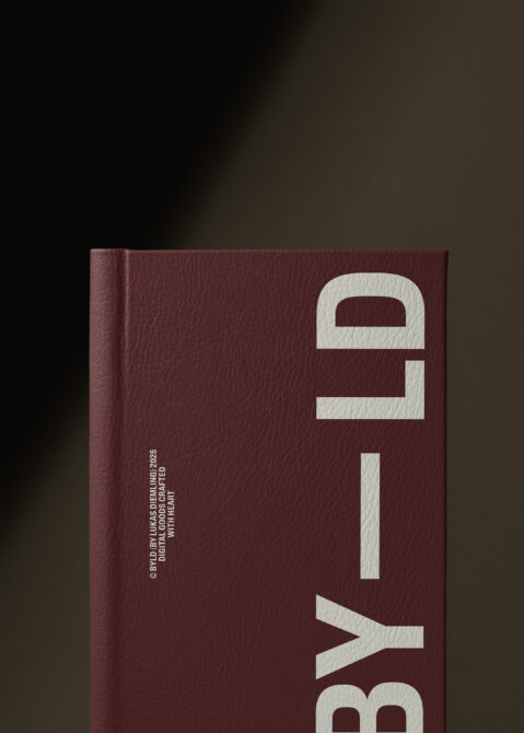 Deep burgundy book cover featuring white lock icon, spine visible
