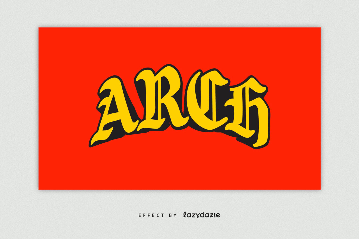 Graffiti-style yellow ANGER text with layered black shadow effect