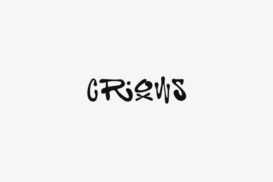 Handwritten Grews logo on clean white background, rough marker style lettering