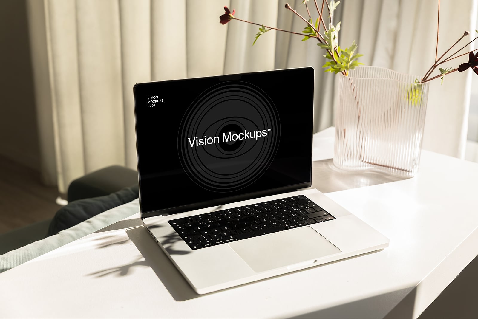 Vision L002 – Macbook Pro Mockup, Tech Mockup | Supply.Family