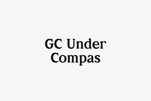 GC Under Compas font name shown in bold sans-serif letters