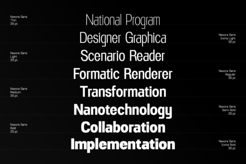 GC Nexora font by Glyphonic