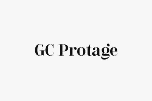 GC Protage serif typeface on light background