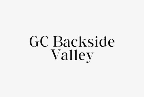 GC Backside Valley serif typeface centered on cream background