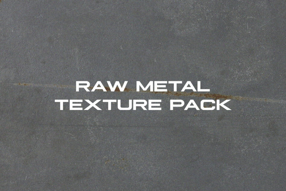 Worn gray metal sheet with rust streaks, oxidation, weathered patina surface