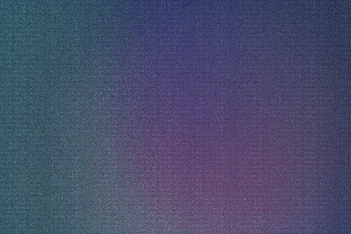 Teal to deep purple gradient with grainy noise texture filling entire frame
