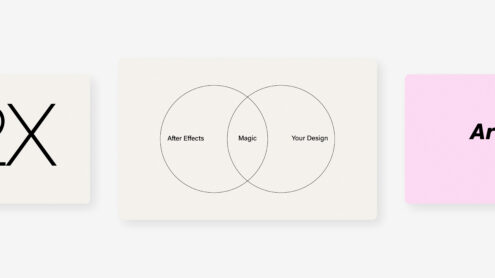 Venn diagram showing where After Effects, Magic, plus Your Design overlap together