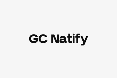 GC Natify sans serif font in heavy bold weight