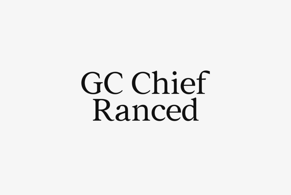 Serif typeface sample showing GC Chief Ranced in clean black on white