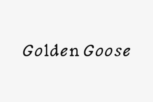 Golden Goose serif typeface specimen on light background