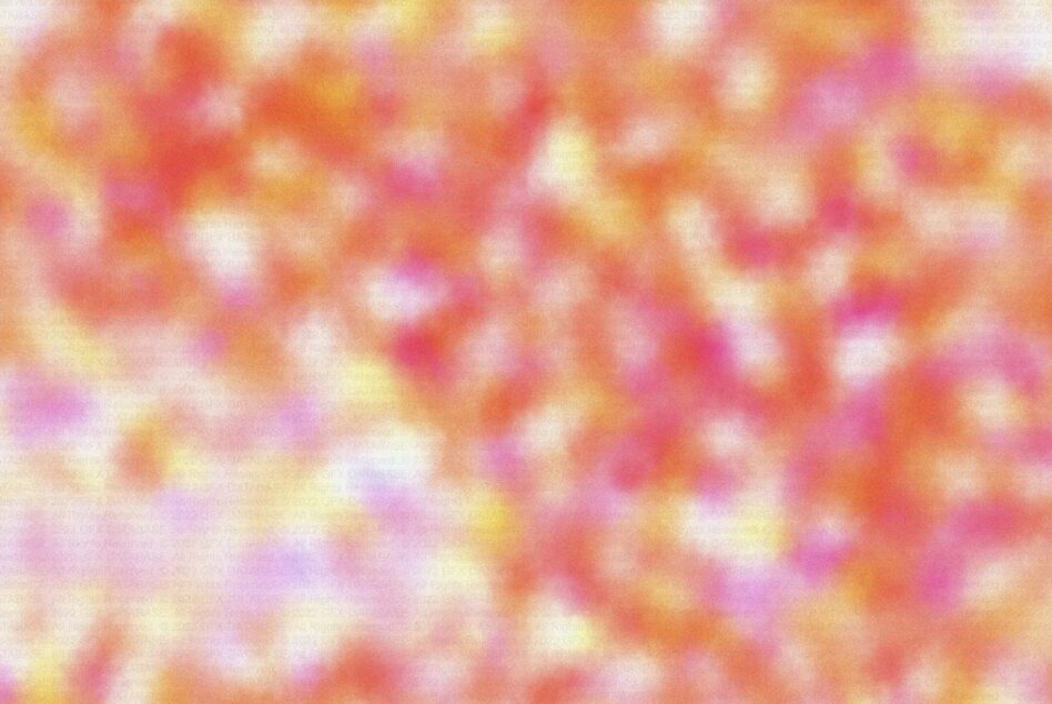 Soft pastel blur with pink, orange, yellow, white mixed together
