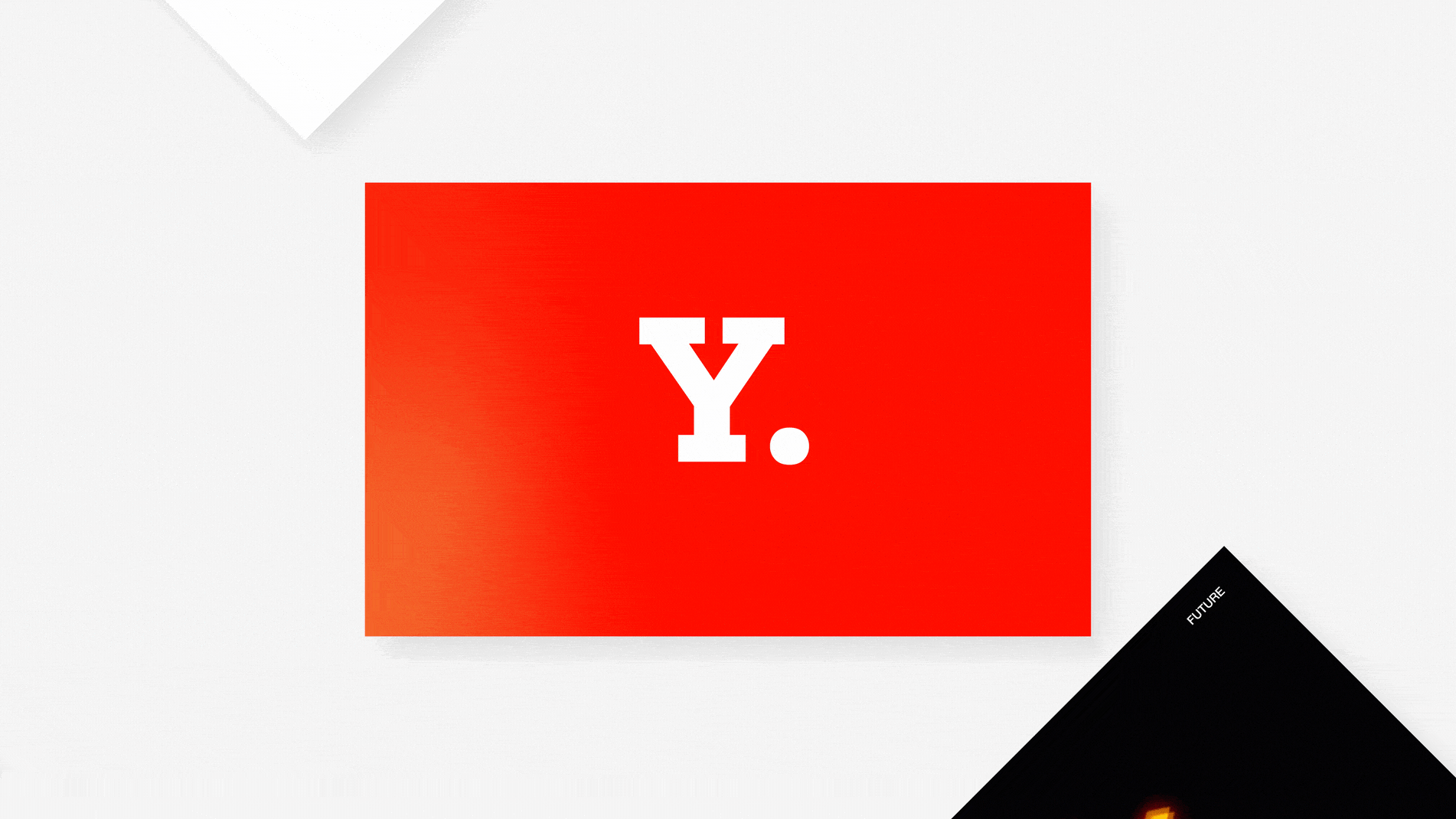 Bold red and white graphic design template showcasing a letter Y Ideal for branding creative projects and digital mockups High-impact visuals for designers