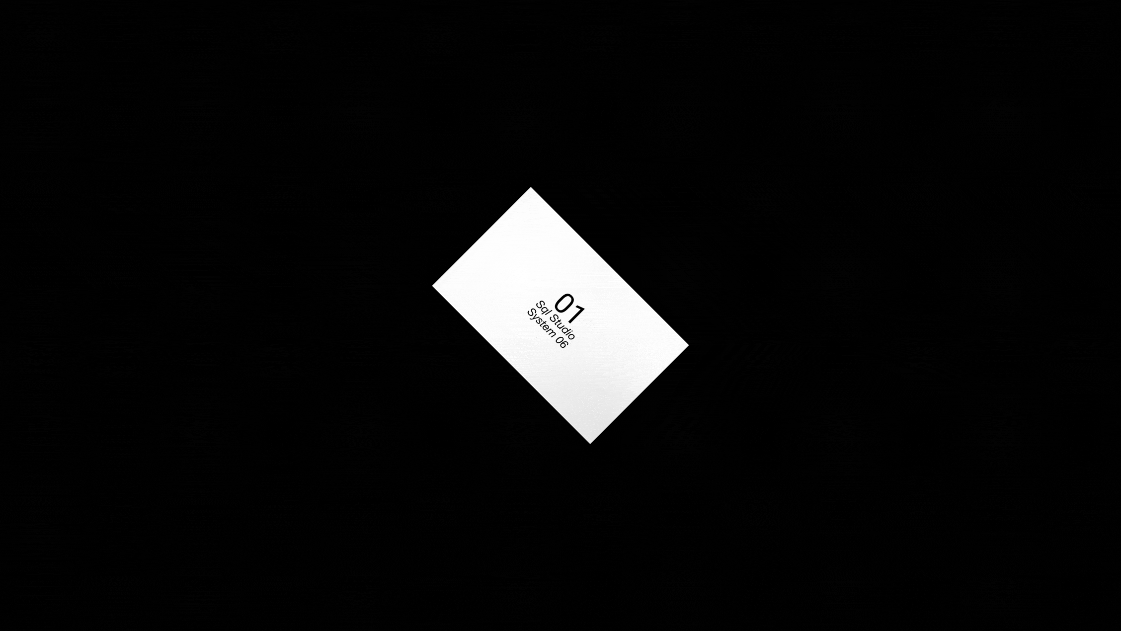 Minimalist business card mockup against black background perfect for designers features unique design template ideal for branding graphic design projects