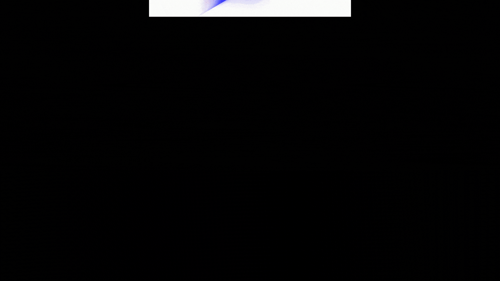 Abstract blue shape on white background digital graphic for designers minimal abstract design asset for creative projects templates mockups graphics