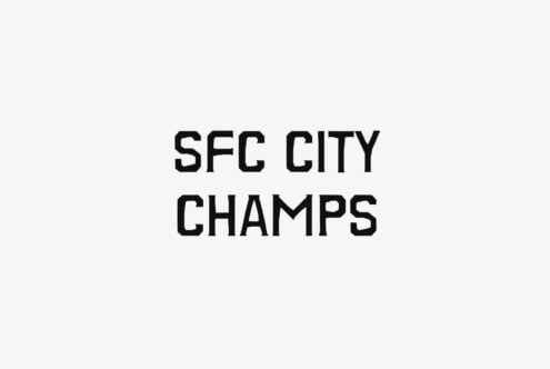 SFC City Champs text in bold sans serif on plain background