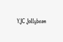 YJC Jollybean font used in Bronze Restaurant burger promo graphic