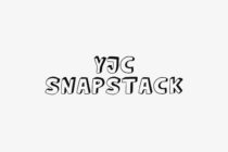 YJC Snapstack font name in outline style with thick strokes