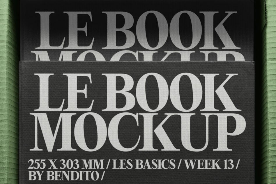 Gray book covers with white serif letters layered on dark textured background