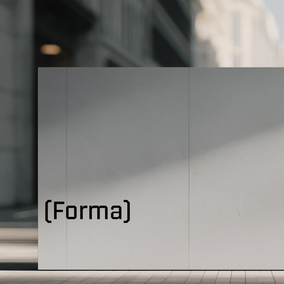 Minimalist horizontal billboard surface with subtle texture in natural daylight