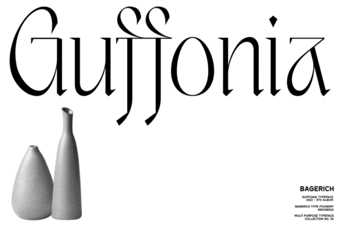 GUFFONIA font by Bagerich Type Foundry