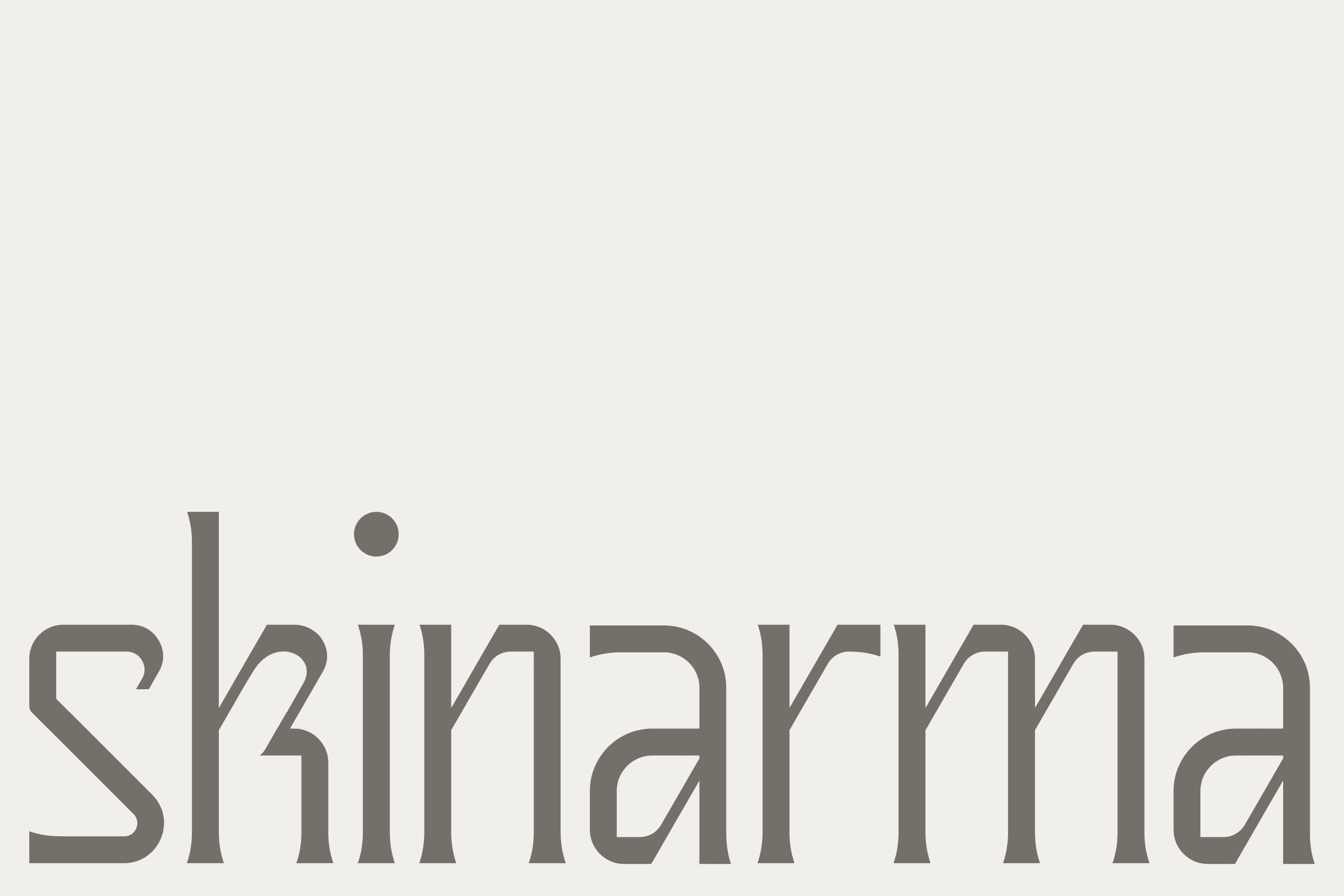 Shrimanta typeface in tall elegant sans serif weight on light background