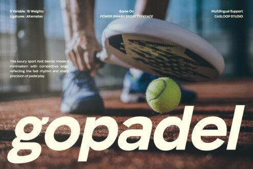 Padel racket with tennis ball on clay court during match play