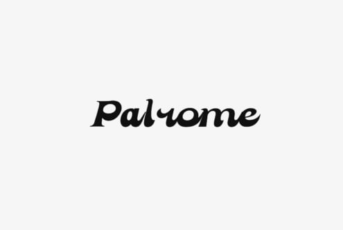 Paluome in elegant italic script font