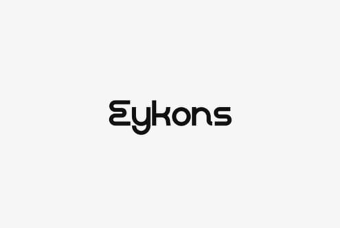 Eykons in rounded geometric sans-serif