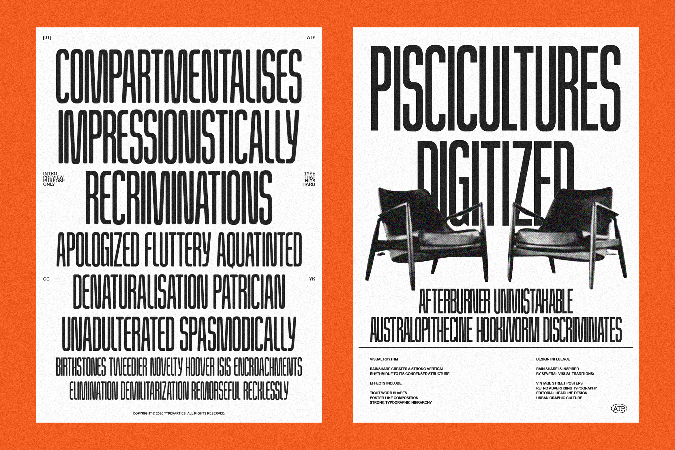 Bold typography poster showcasing modern font design with strong vertical alignment suitable for digital design assets. Keywords: Graphics, Typography, Fonts.