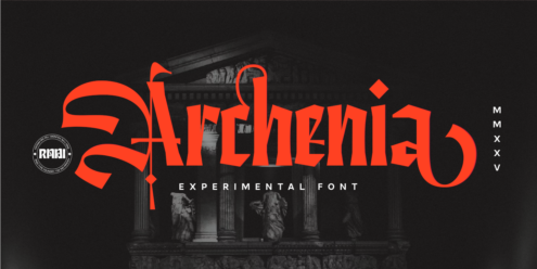 Archenia font by RNDI TYPE FOUNDRY