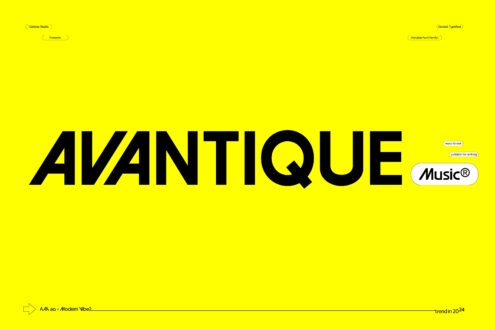 Avantique font by Casloop Studio