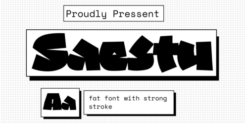 Saestu font by RNDI TYPE FOUNDRY