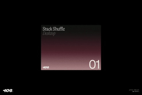 Gradient desktop template with Stack Shuffle text for designers. Modern graphic design asset suitable for mockups, enhancing creative projects.