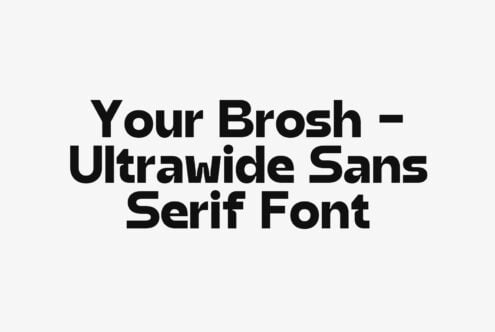 Bold ultrawide sans serif font displayed in black text on light background