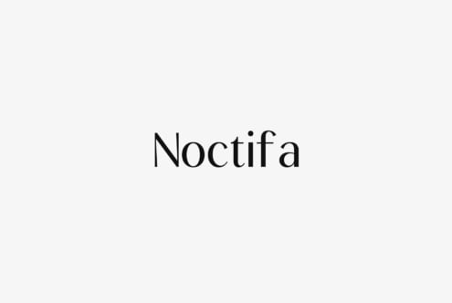 Noctifa serif font displayed in clean black on light background