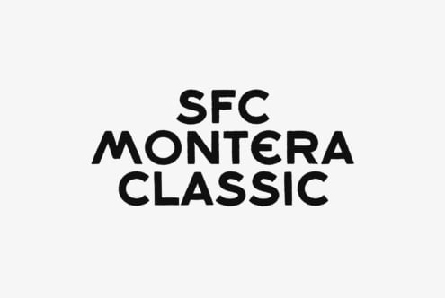 SFC Montera Classic typeface with bold black letters on light gray background