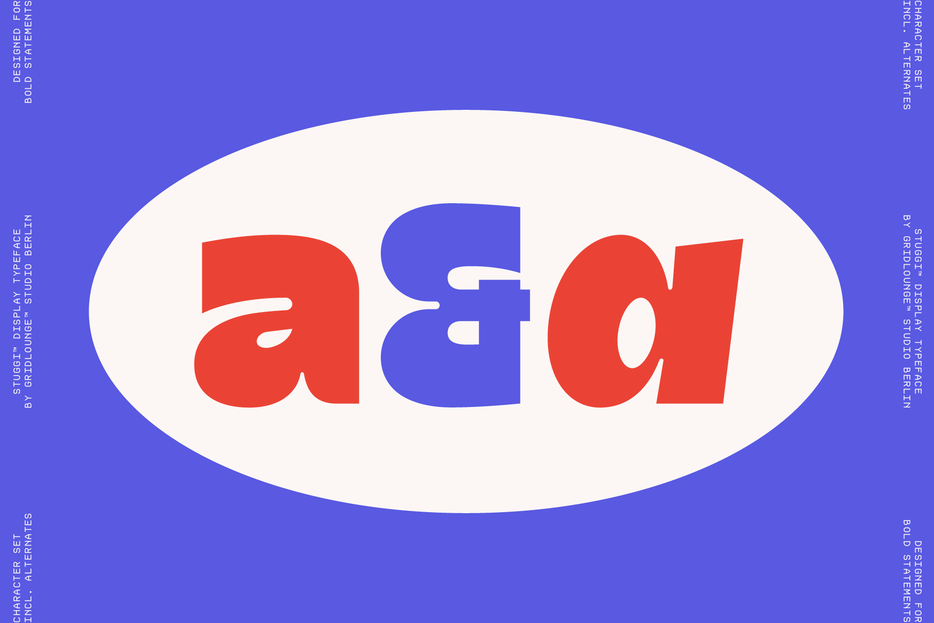 Bold red plus blue letters spelling out "afd" inside cream oval on bright blue background